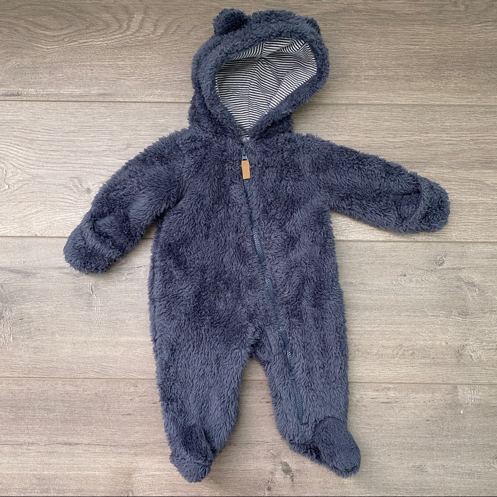 Newborn Sherpa Hooded Bunting - Picture 2 of 5